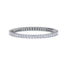 Eternity Band Wedding Ring in 14k White Gold with Round Natural Diamond at Gabriel & Co.
