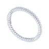 Eternity Band Wedding Ring in 14k White Gold with Round Natural Diamond at Gabriel & Co.