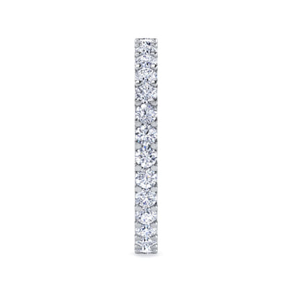 Andalucia - 14K White Gold Prong Set Diamond Eternity Band