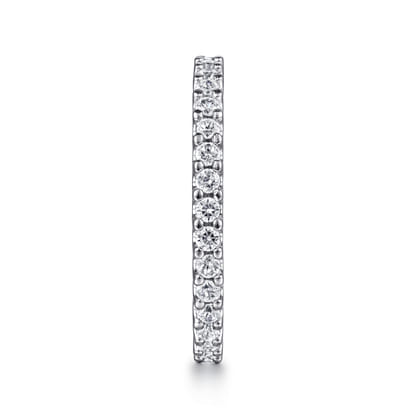 Andalucia - 14K White Gold Prong Set Diamond Eternity Band