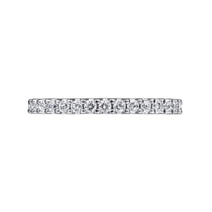 Andalucia - 14K White Gold Prong Set Diamond Eternity Band