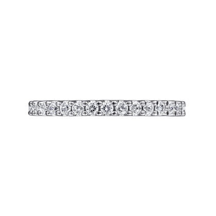 Andalucia - 14K White Gold Prong Set Diamond Eternity Band