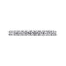 Eternity Band Wedding Ring in 14k White Gold with Round Natural Diamond at Gabriel & Co.
