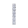 Eternity Band Wedding Ring in 14k White Gold with Round Natural Diamond at Gabriel & Co.