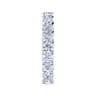 Eternity Band Wedding Ring in 14k White Gold with Round Natural Diamond at Gabriel & Co.