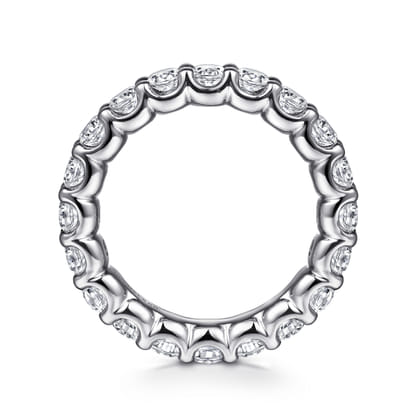 Andalucia - 14K White Gold Prong Set Diamond Eternity Band