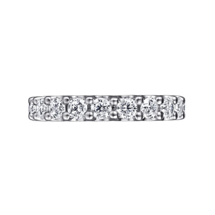 Andalucia - 14K White Gold Prong Set Diamond Eternity Band