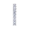 Eternity Band Wedding Ring in 14k White Gold with Round Natural Diamond at Gabriel & Co.