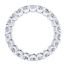 Eternity Band Wedding Ring in 14k White Gold with Round Natural Diamond at Gabriel & Co.