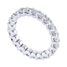 Eternity Band Wedding Ring in 14k White Gold with Round Natural Diamond at Gabriel & Co.