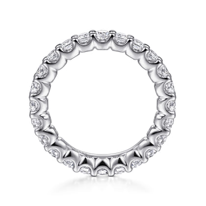 Andalucia - 14K White Gold Shared Prong Diamond Eternity Band