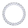 Eternity Band Wedding Ring in 14k White Gold with Round Natural Diamond at Gabriel & Co.