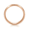 Andrew - 14K Rose Gold 7mm - Men's Wedding Band in Satin Finish