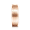 Andrew - 14K Rose Gold 7mm - Men's Wedding Band in Satin Finish