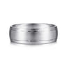 Andrew - 14K White Gold 7mm - Men's Wedding Band in Satin Finish