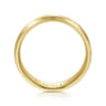 Andrew - 14K Yellow Gold 7mm - Men's Wedding Band in Satin Finish