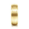Andrew - 14K Yellow Gold 7mm - Men's Wedding Band in Satin Finish