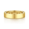 Eternity Band Wedding Ring in 14k Yellow Gold with Round Natural Diamond at Gabriel & Co.