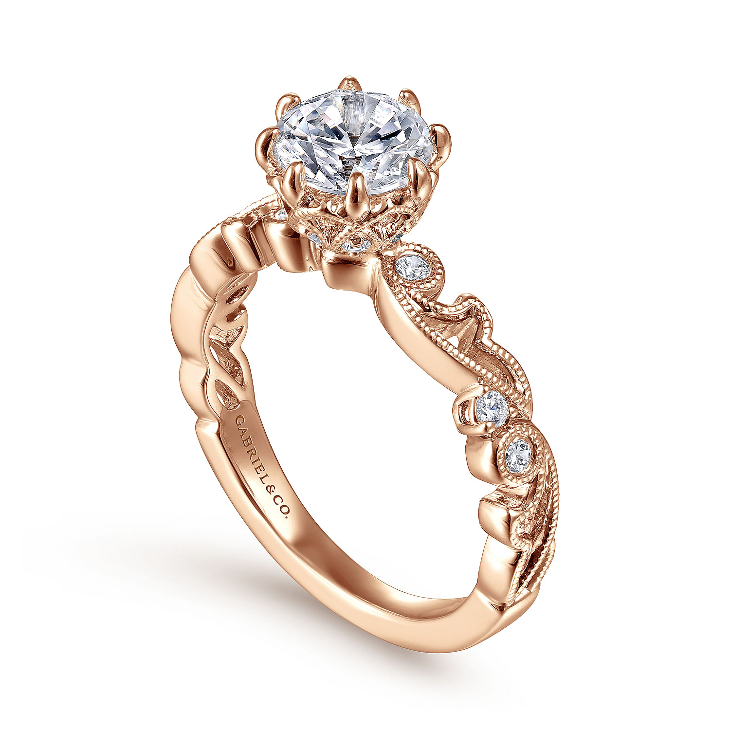 Rose Gold Engagement Rings | Gabriel & Co.