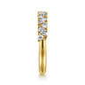 Fancy Wedding Ring in 14k Yellow Gold with Marquise Natural Diamond at Gabriel & Co.