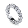 Eternity Band Wedding Ring in 14k White Gold with Round Natural Diamond at Gabriel & Co.