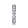 Eternity Band Wedding Ring in 14k White Gold with Round Natural Diamond at Gabriel & Co.