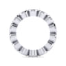 Eternity Band Wedding Ring in 14k White Gold with Round Natural Diamond at Gabriel & Co.