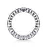 Eternity Band Wedding Ring in 14k White Gold with Round Natural Diamond at Gabriel & Co.