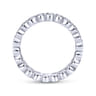 Eternity Band Wedding Ring in 14k White Gold with Round Natural Diamond at Gabriel & Co.