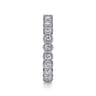 Eternity Band Wedding Ring in 14k White Gold with Round Natural Diamond at Gabriel & Co.