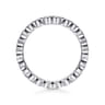 Eternity Band Wedding Ring in 14k White Gold with Round Natural Diamond at Gabriel & Co.