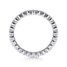 Eternity Band Wedding Ring in 14k White Gold with Round Natural Diamond at Gabriel & Co.