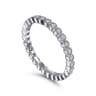 Eternity Band Wedding Ring in 14k White Gold with Round Natural Diamond at Gabriel & Co.