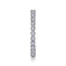 Eternity Band Wedding Ring in 14k White Gold with Round Natural Diamond at Gabriel & Co.
