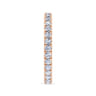 Eternity Band Wedding Ring in 14k Rose Gold with Round Natural Diamond at Gabriel & Co.