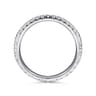 Eternity Band Wedding Ring in 14k White Gold with Round Natural Diamond at Gabriel & Co.