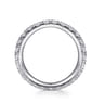 Eternity Band Wedding Ring in 14k White Gold with Round Natural Diamond at Gabriel & Co.