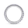 Eternity Band Wedding Ring in 14k White Gold with Round Natural Diamond at Gabriel & Co.