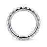 Eternity Band Wedding Ring in 14k White Gold with Round Natural Diamond at Gabriel & Co.