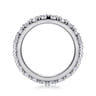 Eternity Band Wedding Ring in 14k White Gold with Round Natural Diamond at Gabriel & Co.
