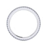 Eternity Band Wedding Ring in 14k White Gold with Round Natural Diamond at Gabriel & Co.