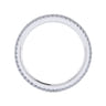 Eternity Band Wedding Ring in 14k White Gold with Round Natural Diamond at Gabriel & Co.
