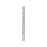 Eternity Band Wedding Ring in 14k White Gold with Round Natural Diamond at Gabriel & Co.