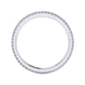Eternity Band Wedding Ring in 14k White Gold with Round Natural Diamond at Gabriel & Co.