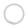 Eternity Band Wedding Ring in 14k White Gold with Round Natural Diamond at Gabriel & Co.