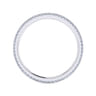 Eternity Band Wedding Ring in 14k White Gold with Round Natural Diamond at Gabriel & Co.