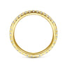 Eternity Band Wedding Ring in 14k Yellow Gold with Round Natural Diamond at Gabriel & Co.
