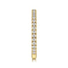 Straight Wedding Ring in 14k Yellow Gold with Round Natural Diamond at Gabriel & Co.