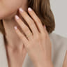 Straight Wedding Ring in 14k Yellow Gold with Round Natural Diamond at Gabriel & Co.