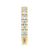 Straight Wedding Ring in 14k Yellow Gold with Round Natural Diamond at Gabriel & Co.